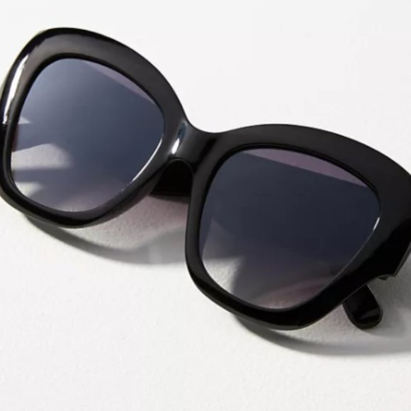 Anthropologie Oversized Cat-Eye Sunglasses - Picture 1 of 6